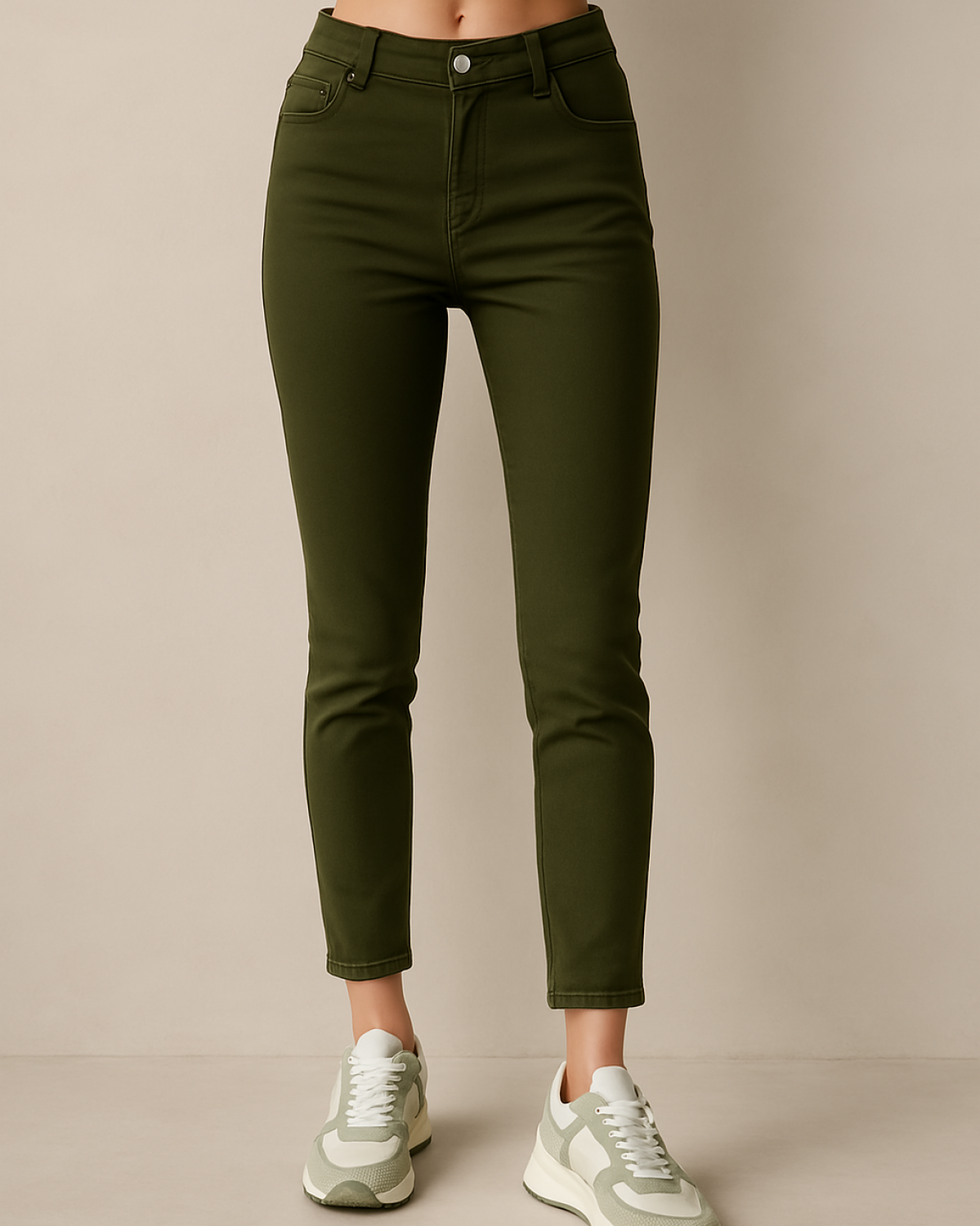 Παντελόνι chino Χακί