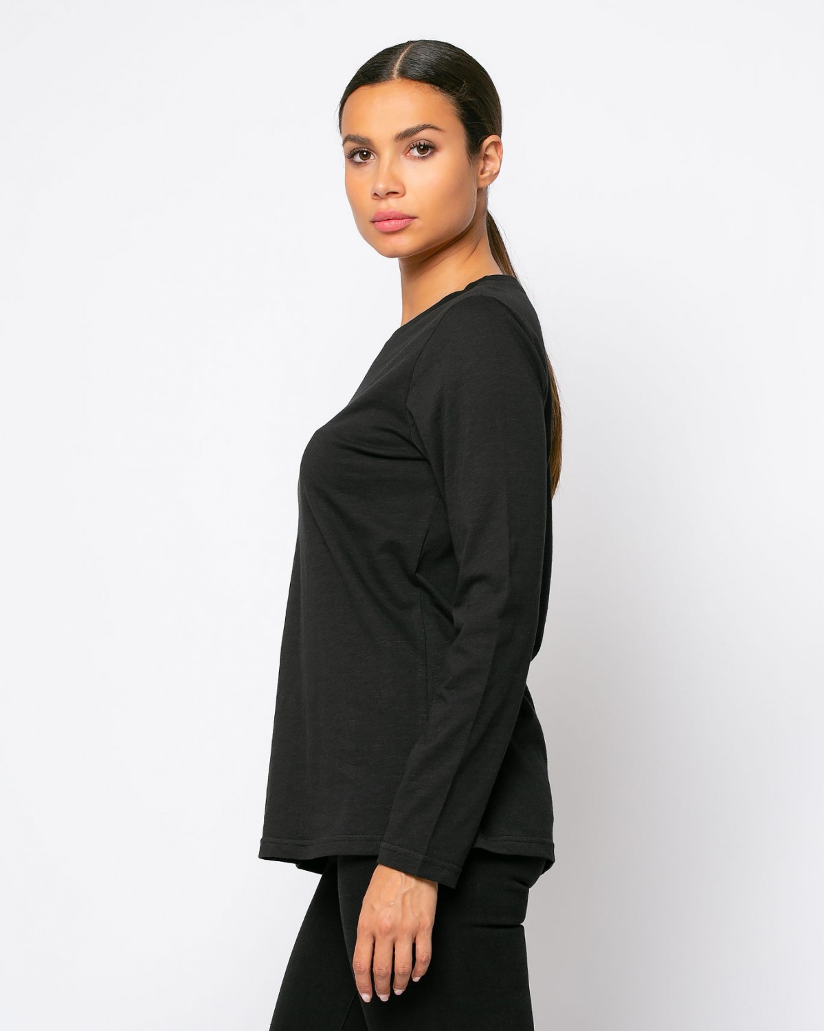 Μπλούζα μακρυμάνικη Μαύρο