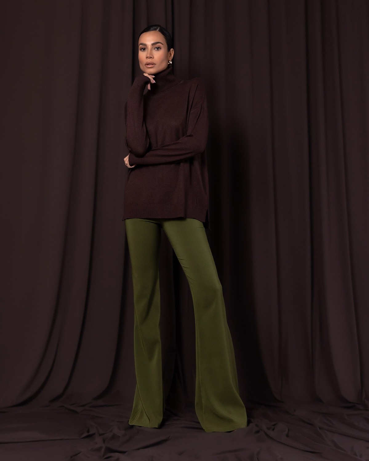 Παντελόνι ψηλόμεσο καμπάνα Army