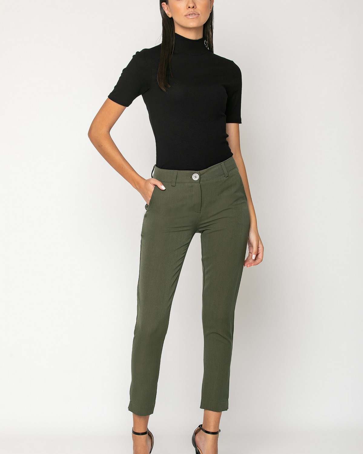 Παντελόνι chino Χακί