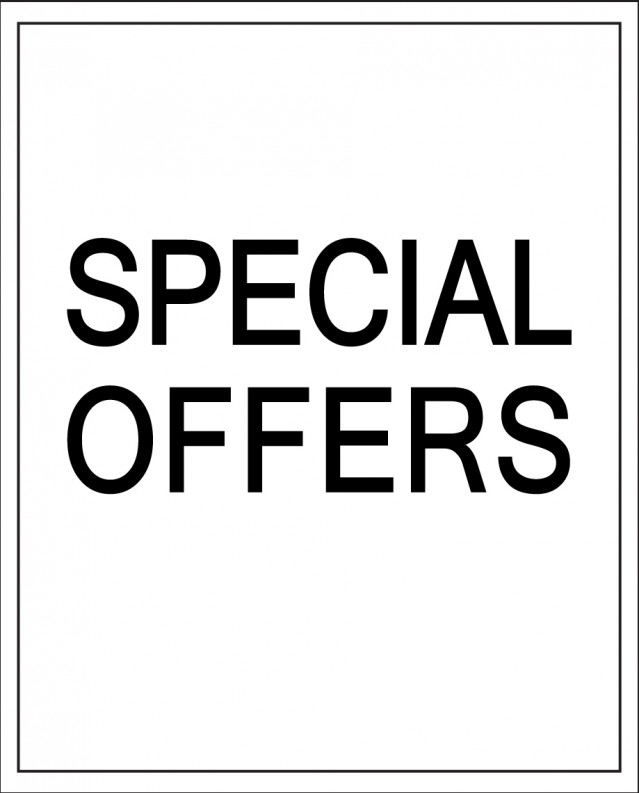 SPECIAL OFFERS